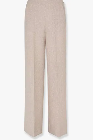 Fendi Pantalone in lana ff diagonal 3d - - gender_Woman