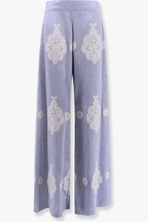 Lavi Pantalone gardenia in misto cotone con ricamo - - gender_Woman