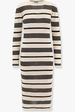 Moncler Abito in misto cotone a righe - - gender_Woman