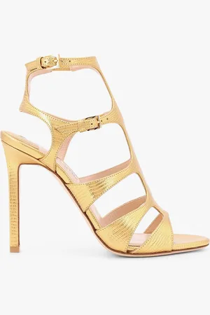 Tom Ford Sandali in pelle laminata con effetto cocco - - gender_Woman