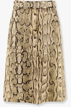 DRIES VAN NOTEN Gonna Sheraz in viscosa e cotone con stampa rettile - - gender_Woman