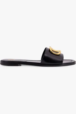 VALENTINO GARAVANI Sandali in pelle con dettaglio vlogo signature - - gender_Woman