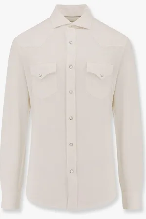 Brunello Cucinelli Camicia in lino e cotone leisure fit - - gender_Man