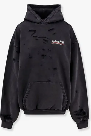Balenciaga Felpa in cotone con effetto strappato - - gender_Woman