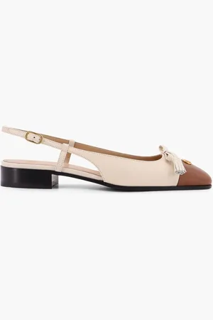 VALENTINO GARAVANI Slingbackvalet du roi in pelle con iconico vlogo - - gender_Woman