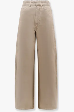 LEMAIRE Pantaloni curvi a vita alta in denim - - gender_Woman