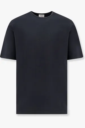 Saint Laurent T-shirt in cotone con ricamo logo - - gender_Man