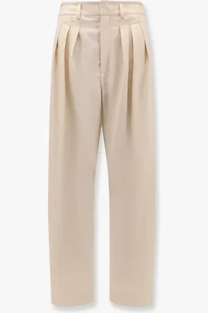 LEMAIRE Pantalone in misto lana pleated tailored - - gender_Woman