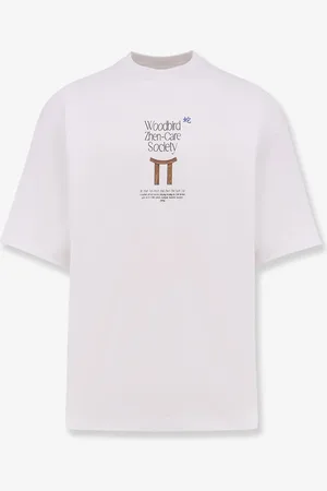 Woodbird T-shirt in cotone organico con stampa logo - - gender_Man