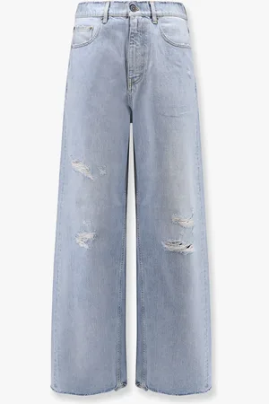 Golden Goose Jeans Morgan Wide Leg con iconico dettaglio Stelle - - gender_Man