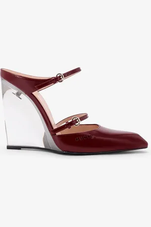 Gucci Sabot in pelle con zeppa - - gender_Woman
