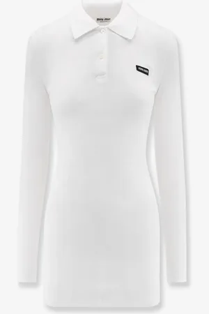 Miu Miu Vestito corto in cotone - - gender_Woman