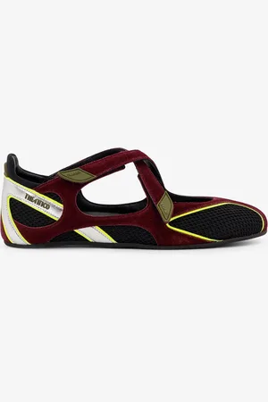 The Attico Ballerina Flart Floor 01 in mesh e suede - - gender_Woman