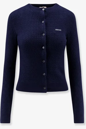 Miu Miu Cardigan a trecce in misto cashmere - - gender_Woman