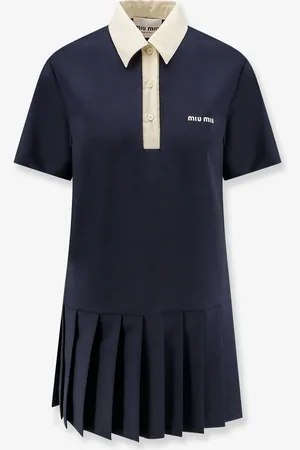 Miu Miu Vestito corto in mohair e lana vergine - - gender_Woman