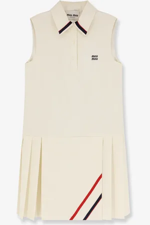 Miu Miu Vestito corto in lana vergine e mohair - - gender_Woman