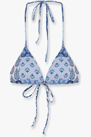 MC2 SAINT BARTH Top bikini leah in nylon con stampa radical patch - - gender_Woman