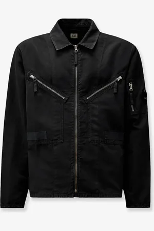 C.P. Company Camicia in cotone e lino con zip - - gender_Man