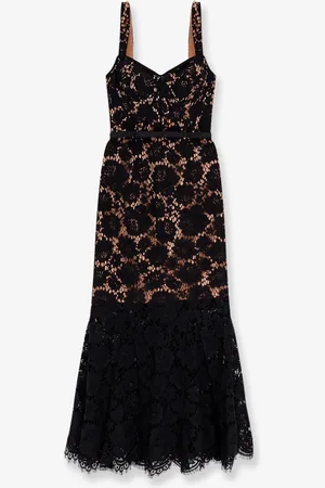 Self-Portrait Abito midi in pizzo - - gender_Woman