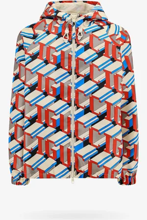 Gucci Giubbino in nylon stampa pixel - - gender_Man