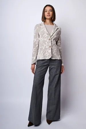 Nuna Lie Pantaloni palazzo misto cotone