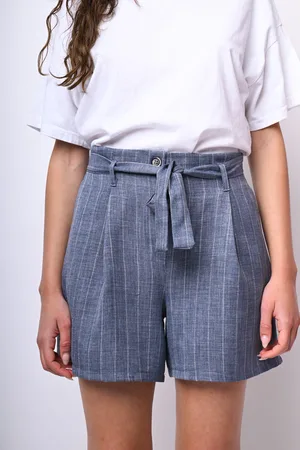 Nuna Lie Shorts a stampa gessata