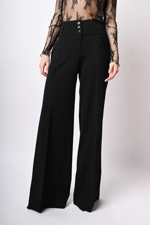 Nuna Lie Pantaloni palazzo con bottoni