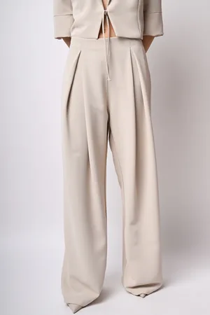 Nuna Lie Pantaloni palazzo con pieghe
