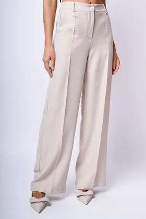 Nuna Lie Pantaloni palazzo con piega stirata