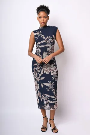 Nuna Lie Abito midi in tulle a stampa floreale