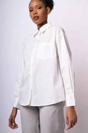 Nuna Lie Camicia con mini borchie