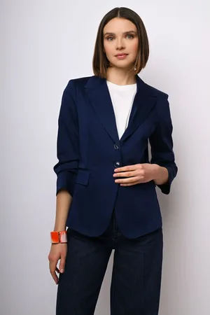Nuna Lie Blazer monopetto con maniche arricciate