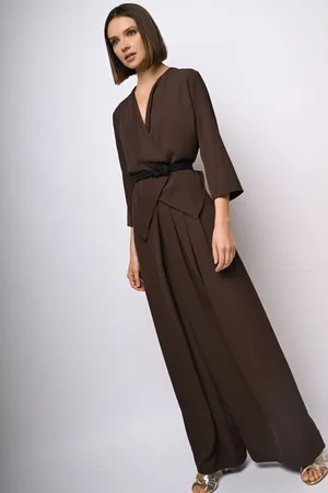 Nuna Lie Pantaloni palazzo con pieghe