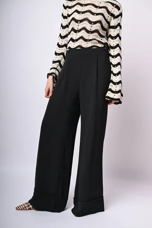 Nuna Lie Pantaloni palazzo con pieghe
