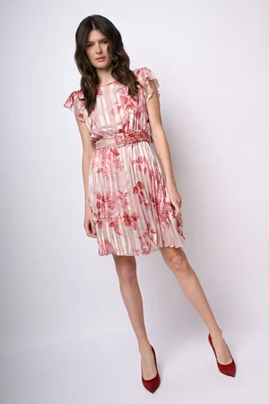 Nuna Lie Mini abito in georgette lurex a stampa floreale