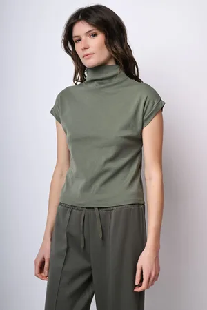 Nuna Lie Top in cotone con collo alto