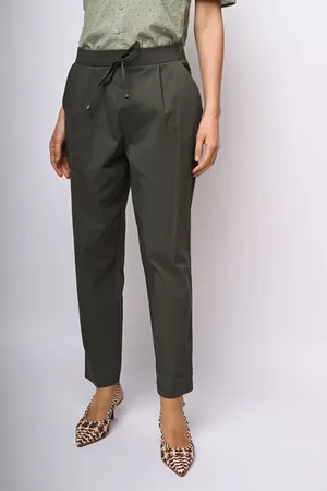 Nuna Lie Pantaloni misto viscosa con coulisse