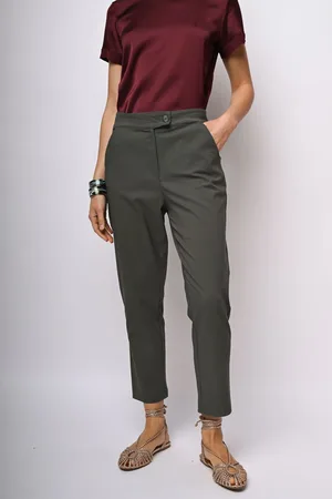 Nuna Lie Pantaloni a gamba dritta misto viscosa