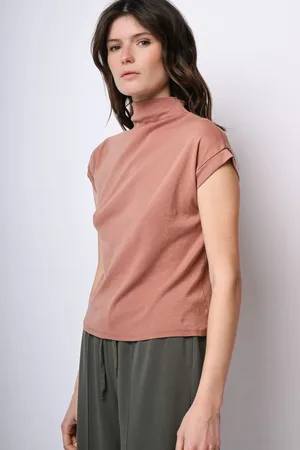 Nuna Lie Top in cotone con collo alto
