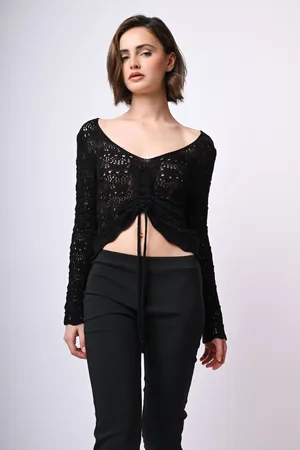 Nuna Lie Top crochet con coulisse
