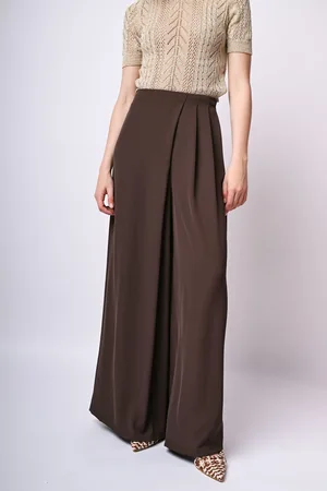 Nuna Lie Pantaloni palazzo con pieghe