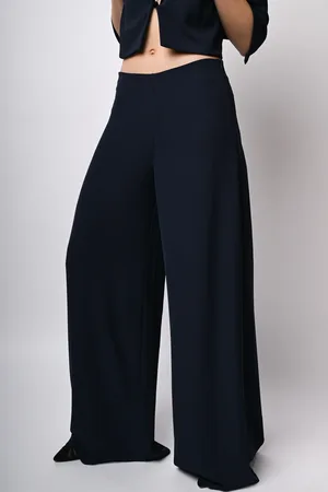 Nuna Lie Pantaloni palazzo con zip