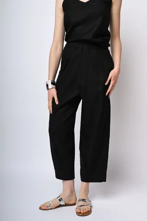 Nuna Lie Pantaloni baggy in lino e viscosa