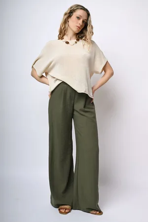 Nuna Lie Pantaloni palazzo con pieghe