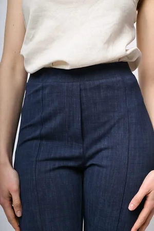 Nuna Lie Pantaloni svasati misto viscosa