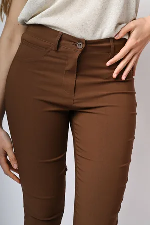 Nuna Lie Pantaloni slim-fit misto viscosa