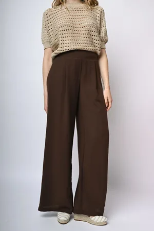 Nuna Lie Pantaloni palazzo con pieghe