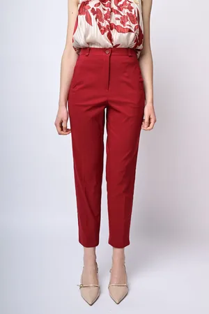 Nuna Lie Pantaloni slim-fit misto viscosa