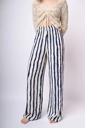 Nuna Lie Pantaloni palazzo a righe