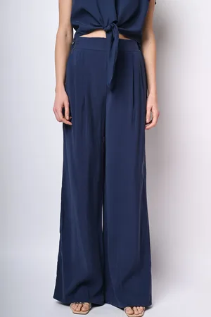 Nuna Lie Pantaloni palazzo con filza